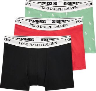 Polo Ralph Lauren Boxer con logo (3 pezzi) - Nero