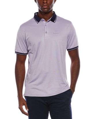 Ben Sherman Checker Rib Air Pique Sports Fit Polo Shirt