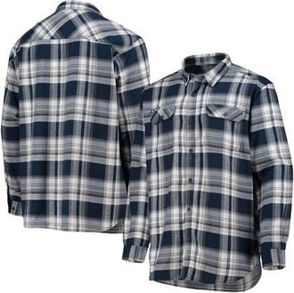 Columbia Mens Columbia Navy/White Dallas Cowboys Flare Gun Omni-Wick Button-Up Long Sleeve Shirt at Nordstrom, Size Small