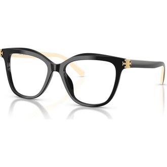 Tory Burch 54mm Cat Eye optical glasses in Black at Nordstrom