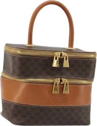 Celine Pre-owned Handbags, female, Brown, Size: ONE SIZE Pre-owned Vintage Hand Bag
