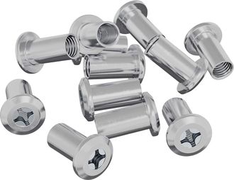 vidaXL Tuerca De Bloqueo 2857 Uds. N&iacute;quel Acero Vidaxl