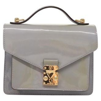 Louis Vuitton Monceau Vernis Purple Patent_Leather Handbag (Pre-Owned)