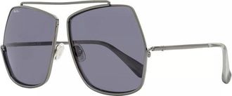 Max Mara MM0006 32N Shiny Gunmetal/Smoke