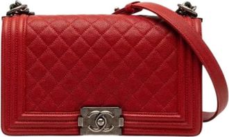 Chanel Borsa a tracolla Boy Flap Pre-owned - - Pre-owned - Donna - Rosso - ONE SIZE