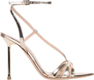 Ninalilou Lady Sandal - Dames - Sandalen met hakken - Grijs - 38 EU - Schoenen