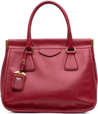 Prada Pre-owned Prada Saffiano Lux Frame Tote Ladies PO9C66M714NJDUYM