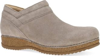 Dansko Womens Muriel Suede Clog In Taupe