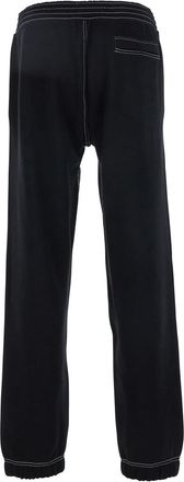 Givenchy Mens Black Jogger Pants With 4g Embroidery Cotton Trousers