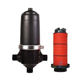 No Brand No Brand - Filtro De Riego Agricola 2 Discos Anillas Con Abrazadera Met&aacute;lica. Ideal Para Instalaciones De Riego Profesionales, 30m3/h