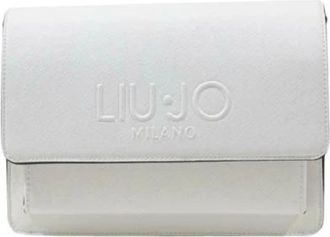 Liu Jo Cross Body Bags, female, White, Size: ONE SIZE White Crossbody Bag with Chain Strap