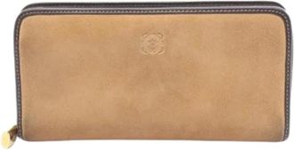 Loewe Pre-owned Portemonnee - Dames - Vintage Accessoires - Bruin - ONE Size - Leer - Vintage