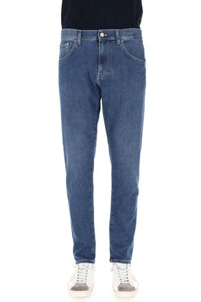 Pantaloni Torino Breakbeat Soft Cotton-Silk Denim Jeans