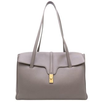 Celine Gray Leather Tote Bag (Pre-Owned)