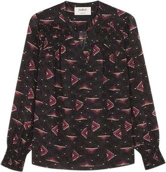 BA&SH Printed Cathel Blouse Size XS