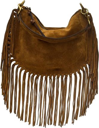 Isabel Marant Oskan Soft Zipped Bag - Dames - Schoudertassen - Bruin - ONE Size - Leer - Tassen