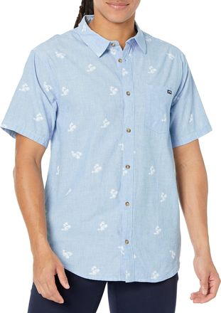 Billabong Mens Sundays Floral Short Sleeve Woven Shirt