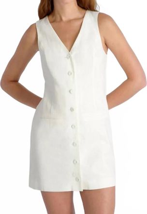 French Connection Aspen A-Line Dress In White