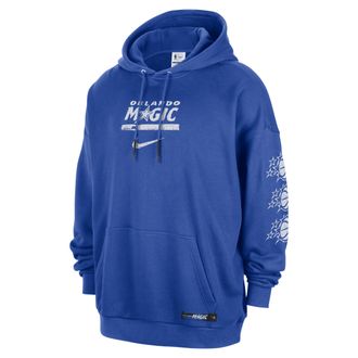 Nike Mens Orlando Magic Courtside Jordan NBA Club Premium Pullover Hoodie in Blue | IQ0875-480