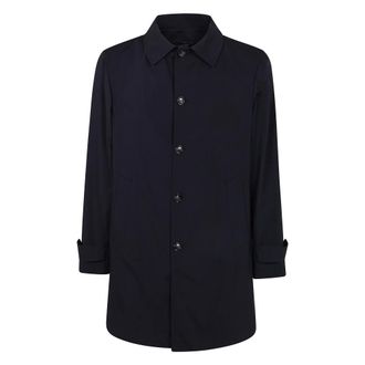 Barba Heren, Mantels, Blauw, Maat: 3XL