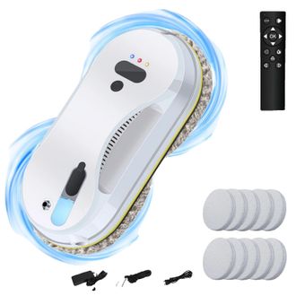 OEM Robot Limpiacristales, Alta Potencia De Succi&oacute;n, Funci&oacute;n De Control Remoto, 3800 Pa (versi&oacute;n Con Pulverizaci&oacute;n De Agua), Yes-b