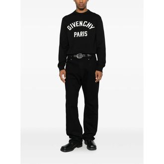 Givenchy Logo-Embroidered Sweatshirt - Black