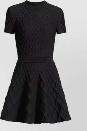 Balmain quilted knit mini dress