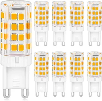 OEM Lampadine Led G9, 5w Bianco Caldo 3000k 500lm (equivalenti A 50w Alogene), Ac 85-265v Dimmerabili Senza Sfarfallio, A Risparmio Energetico Per Camera 