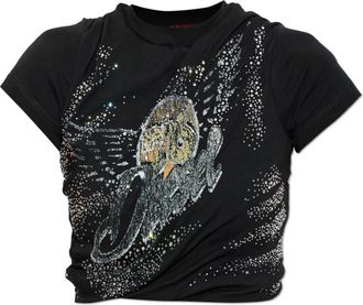 Diesel Mujer, Camisetas, Negro, Talla: M