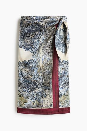 H&M Wickeljupe aus Satin - White