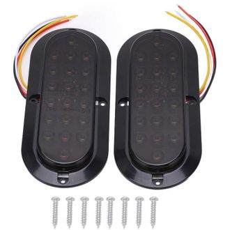 OEM Kit De 2 Luces Traseras Led (20 Luces De Posici&oacute;n 3500k) Para Remolques, Coches, Furgonetas Y Camiones -crezuo
