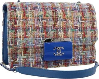 Chanel Pre-owned Vintage Schoudertas - Dames - Vintage Schoudertas - Veelkleurig - ONE Size - Wol - Vintage