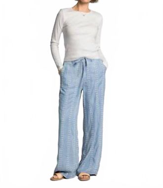 Thread & Supply Natalia Wide Fit Pants In Blue