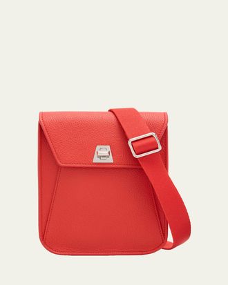 Akris Anouk Mini Leather Messenger Bag