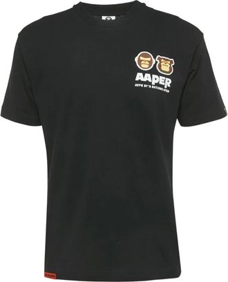 Aape By A Bathing Ape T-shirt con logo - Nero