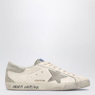 Golden Goose White/Grey Super-Star Sneakers