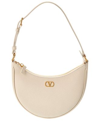 Valentino Vlogo Signature Mini Leather Hobo Bag