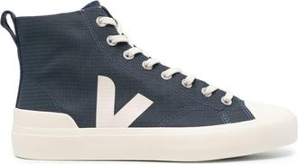 Veja Nova high-top sneakers - men - Recycled Polyester - 37 - Blue