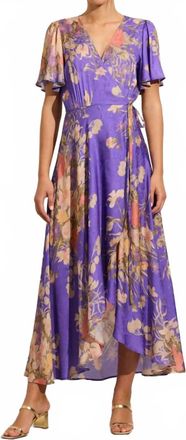 Auguste The Label Kirby Wrap Maxi Dress In Lavender