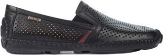 Pikolinos Jerez Perforated Loafer - Heren - Loafers - Zwart - 46 EU - Leer - Schoenen
