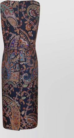 Etro square-neck midi sheath dress
