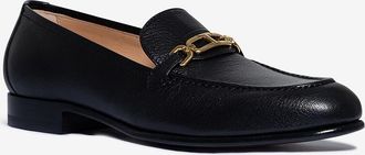 Tom Ford Mokassins aus genarbtem Ziegenleder mit Schnalle