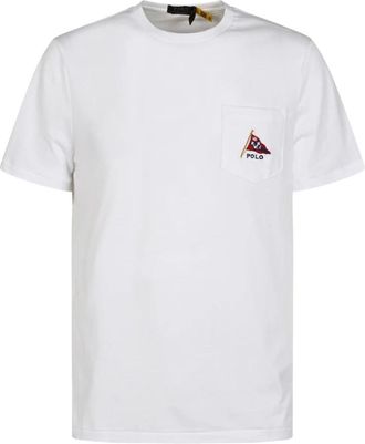 Polo Ralph Lauren Knit T-Shirt BS - Heren - T-shirts - Wit - L - Tops