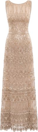 Saiid Kobeisy Embroidered Long Dress