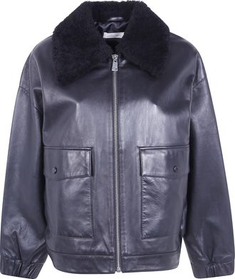 Liviana Conti Jacket Leather Bomber Vincent
