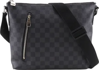 Louis Vuitton Damier Graphite Black Damier Graphite Shoulder Bag (Pre-Owned)
