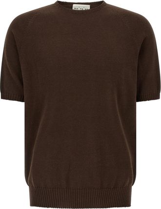 Maryya Brown Cotton Sweater