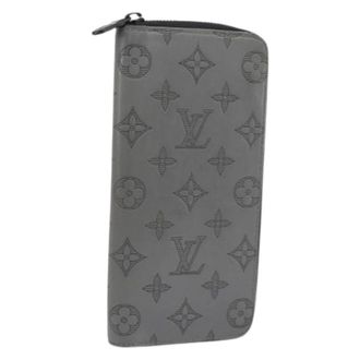 Louis Vuitton Pre-owned Wallets, female, Gray, Size: ONE SIZE Pre-owned Long Wallet