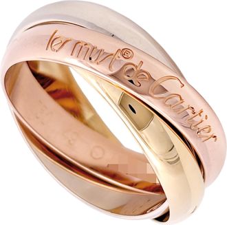 Cartier Trinity Yellow Gold (18K) Pink Gold (18K) White Gold (18K) Band Ring (Pre-Owned)