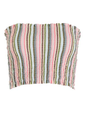 Faithfull The Brand striped bikini top - Neutrals